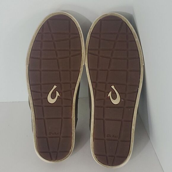 OluKai Kahu \'ILI Drop Heel Leather Men\'s Slip-On Shoes Size 9 main image 11